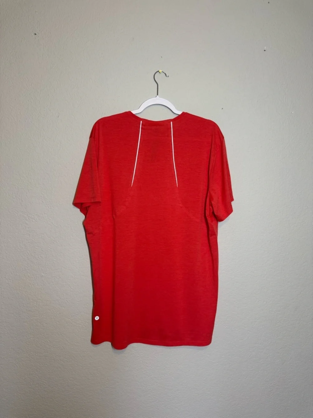 Lululemon | Men's Red Athletic Short Sleeve Shirt - XL